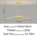 GobekUsa LED Ceiling Pendant Lamp: Minimalist Chandelier, Height Adjustable, Home Decor Solution