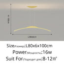 GobekUsa LED Ceiling Pendant Lamp: Minimalist Chandelier, Height Adjustable, Home Decor Solution