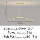 GobekUsa LED Ceiling Pendant Lamp: Minimalist Chandelier, Height Adjustable, Home Decor Solution