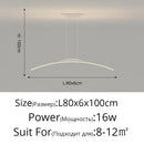 GobekUsa LED Ceiling Pendant Lamp: Minimalist Chandelier, Height Adjustable, Home Decor Solution