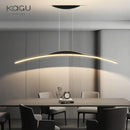 GobekUsa LED Ceiling Pendant Lamp: Minimalist Chandelier, Height Adjustable, Home Decor Solution