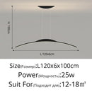 GobekUsa LED Ceiling Pendant Lamp: Minimalist Chandelier, Height Adjustable, Home Decor Solution