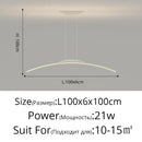 GobekUsa LED Ceiling Pendant Lamp: Minimalist Chandelier, Height Adjustable, Home Decor Solution
