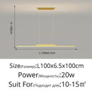 GobekUsa LED Ceiling Pendant Lamp: Minimalist Chandelier, Height Adjustable, Home Decor Solution