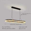GobekUsa LED Ceiling Pendant Lights Modern Minimalist Chandelier for Living Room Dining Table Decor