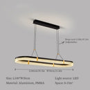 GobekUsa LED Ceiling Pendant Lights Modern Minimalist Chandelier for Living Room Dining Table Decor