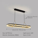 GobekUsa LED Ceiling Pendant Lights Modern Minimalist Chandelier for Living Room Dining Table Decor