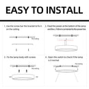 Adjustable black & white led ceiling spot for kitchen lighting by Decorbites