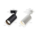 Modern black & white led ceiling spotlight living room track light by Decorbites