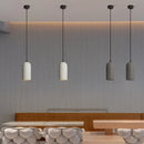 GobekUsa LED Cement Chandelier: Simple Industrial Style Ceiling Lamp for Bedroom, 110V 220V