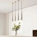GobekUsa LED Cement Cream Chandelier Pendant Lamp for Bedroom Bedside and Bar