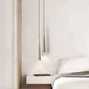 GobekUsa LED Cement Cream Chandelier Pendant Lamp for Bedroom Bedside and Bar
