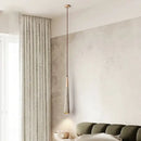 GobekUsa LED Cement Cream Chandelier Pendant Lamp for Bedroom Bedside and Bar