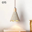 GobekUsa LED Cement Pendant Lamp Creamy Style Wabi-sabi E27