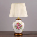 GobekUsa LED Ceramic Table Lamp for Living Room, Bedroom, Study - Home Decor Lighting