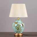 GobekUsa LED Ceramic Table Lamp for Living Room, Bedroom, Study - Home Decor Lighting