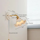 GobekUsa LED Ceramic Wall Lamp with Copper Arm for Bedroom Bathroom Mirror
