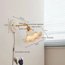 GobekUsa LED Ceramic Wall Lamp with Copper Arm for Bedroom Bathroom Mirror