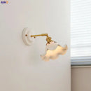 GobekUsa LED Ceramic Wall Lamp with Copper Arm for Bedroom Bathroom Mirror