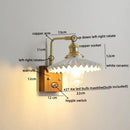 GobekUsa LED Ceramic Wall Sconce Pull Chain Switch Light Fixture