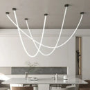 GobekUsa LED Chandelier: 360-degree Silicone Pendant Light for Home, Restaurant, Office, Hotel