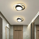 GobekUsa LED Chandelier Black White Ceiling Lights