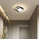 GobekUsa LED Chandelier Black White Ceiling Lights