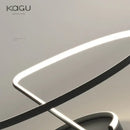 GobekUsa LED Chandelier Chrome Lamp Fixture for Living Room, Kitchen & Home Decor
