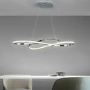 GobekUsa LED Chandelier Dining Kitchen Living Room Electroplated Upholstery Light