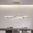 GobekUsa LED Chandelier Dining Kitchen Living Room Electroplated Upholstery Light