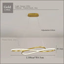 GobekUsa LED Chandelier Dining Kitchen Living Room Electroplated Upholstery Light