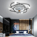 GobekUsa LED Chandelier Electric Fan Ceiling Lights for Modern Home Decor