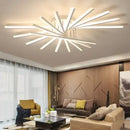 GobekUsa LED Chandelier Fan Lampshade for Living Room Bedroom Dining Study Aluminum Ceiling Lamp