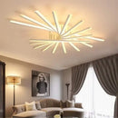 GobekUsa LED Chandelier Fan Lampshade for Living Room Bedroom Dining Study Aluminum Ceiling Lamp