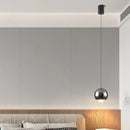 GobekUsa LED Chandelier for Bedroom Kitchen Study Chrome Gold Modern Pendant Light