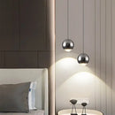 GobekUsa LED Chandelier for Bedroom Kitchen Study Chrome Gold Modern Pendant Light