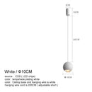 GobekUsa LED Chandelier for Bedroom Kitchen Study Chrome Gold Modern Pendant Light