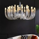 GobekUsa LED Chandelier for Bedroom: Modern Ceiling Pendant Lamp Lighting Fixture