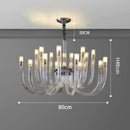 GobekUsa LED Chandelier for Bedroom: Modern Ceiling Pendant Lamp Lighting Fixture