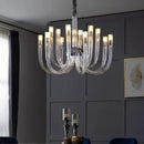 GobekUsa LED Chandelier for Bedroom: Modern Ceiling Pendant Lamp Lighting Fixture