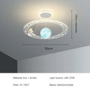 GobekUsa LED Chandelier for Boy's Room with Remote Control and Modern Design