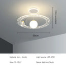 GobekUsa LED Chandelier for Boy's Room with Remote Control and Modern Design