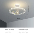 GobekUsa LED Chandelier for Boy's Room with Remote Control and Modern Design