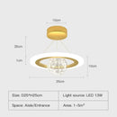 GobekUsa LED Chandelier for Boy's Room with Remote Control and Modern Design