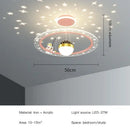GobekUsa LED Chandelier for Boy's Room with Remote Control and Modern Design