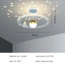 GobekUsa LED Chandelier for Boy's Room with Remote Control and Modern Design