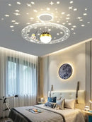 GobekUsa LED Chandelier for Boy's Room with Remote Control and Modern Design