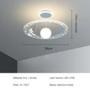 GobekUsa LED Chandelier for Boy's Room with Remote Control and Modern Design