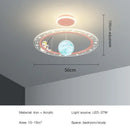 GobekUsa LED Chandelier for Boy's Room with Remote Control and Modern Design