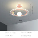 GobekUsa LED Chandelier for Boy's Room with Remote Control and Modern Design